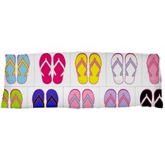 Flip-flop Collage Body Pillow (dakimakura) Case (two Sides) by StuffOrSomething