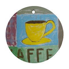 Kaffe Painting Round Ornament by StuffOrSomething