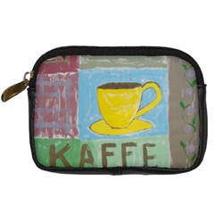 Kaffe Painting Digital Camera Leather Case by StuffOrSomething