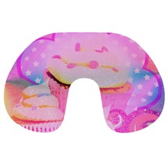 Cupcakes Covered In Sparkly Sugar Travel Neck Pillow by StuffOrSomething