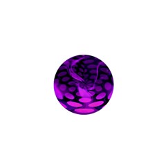 Abstract In Purple 1  Mini Button by FunWithFibro