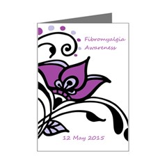 2015 Awareness Day Mini Greeting Card by FunWithFibro