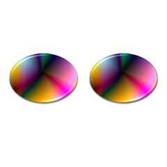 Prism Rainbow Cufflinks (oval) by StuffOrSomething