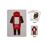 Big Foot In Phonebox  Playing Cards (Mini) Back