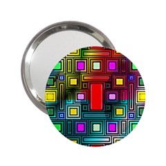 Abstract Modern Handbag Mirror (2 25 ) by StuffOrSomething