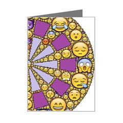 Circle Of Emotions Mini Greeting Card by FunWithFibro