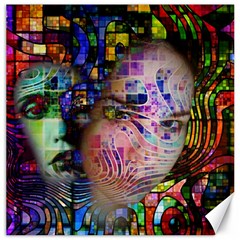 Artistic Confusion Of Brain Fog Canvas 16  X 16  (unframed) by FunWithFibro