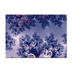 Pink And Blue Morning Frost Fractal A4 Sticker 100 Pack by Artist4God