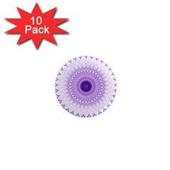 Mandala 1  Mini Button Magnet (10 Pack) by Siebenhuehner