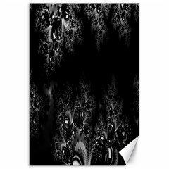 Midnight Frost Fractal Canvas 20  X 30  (unframed) by Artist4God