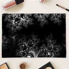 Midnight Frost Fractal Cosmetic Bag (xxl) by Artist4God
