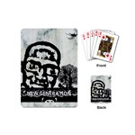 m.g firetested Playing Cards (Mini) Back
