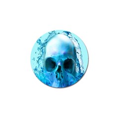 Skull In Water Golf Ball Marker 4 Pack by icarusismartdesigns