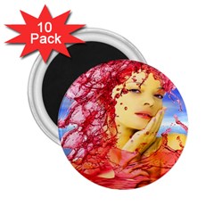 Tears Of Blood 2 25  Button Magnet (10 Pack) by icarusismartdesigns