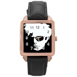 Warhol Rose Gold Leather Watch  Front