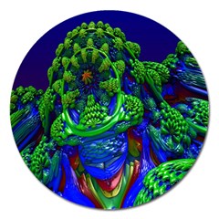 Abstract 1x Magnet 5  (round) by icarusismartdesigns