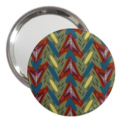 Shapes Pattern 3  Handbag Mirror by LalyLauraFLM