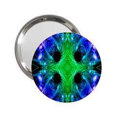 Alien Snowflake Handbag Mirror (2 25 ) by icarusismartdesigns