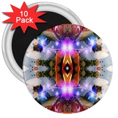 Connection 3  Button Magnet (10 Pack) by icarusismartdesigns