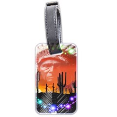 Ghost Dance Luggage Tag (two Sides) by icarusismartdesigns