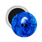 Alien Blue 2.25  Button Magnet Front