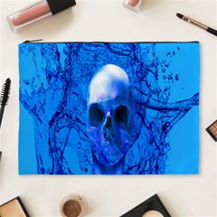 Alien Blue Cosmetic Bag (xl) by icarusismartdesigns