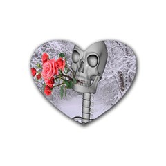 Looking Forward To Spring Drink Coasters 4 Pack (heart)  by icarusismartdesigns