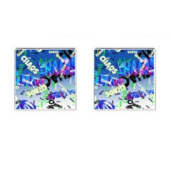Pure Chaos Cufflinks (square) by StuffOrSomething
