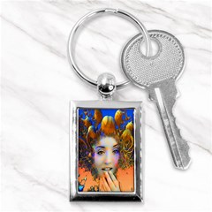 Organic Medusa Key Chain (rectangle) by icarusismartdesigns