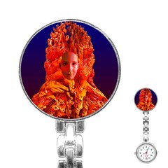 Organic Meditation Stainless Steel Nurses Watch by icarusismartdesigns
