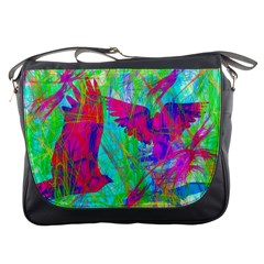 Birds In Flight Messenger Bag by icarusismartdesigns