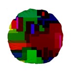 Pattern 15  Premium Round Cushion  Front
