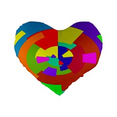 Pattern 16  Premium Heart Shape Cushion  by Siebenhuehner