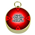 Create Your Own Custom Products And Gifts Gold Compass Front