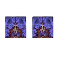 Chaos Cufflinks (square) by icarusismartdesigns
