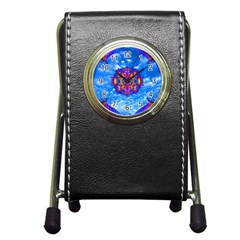 Sky Horizon Stationery Holder Clock by icarusismartdesigns