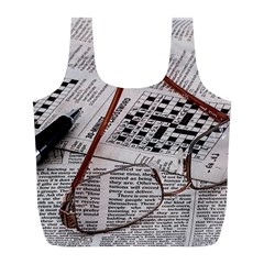 Crossword Genius Reusable Bag (l) by StuffOrSomething