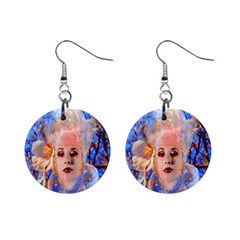 Magic Flower Mini Button Earrings by icarusismartdesigns