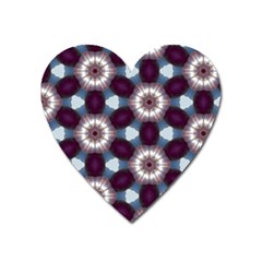 Cute Pretty Elegant Pattern Magnet (heart) by GardenOfOphir