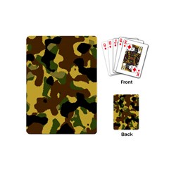 Camo Pattern  Playing Cards (mini) by Colorfulart23