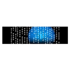 Binary Rain Satin Scarf (oblong) by StuffOrSomething