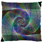 Psychedelic Spiral Large Flano Cushion Case (Two Sides) Front
