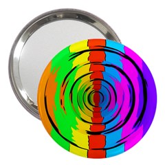 Rainbow Test Pattern 3  Handbag Mirror by StuffOrSomething