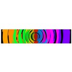 Rainbow Test Pattern Flano Scarf (Small) Front