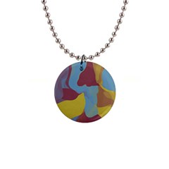 Watercolors 1  Button Necklace by LalyLauraFLM