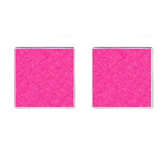 Abstract Stars In Hot Pink Cufflinks (square) by StuffOrSomething