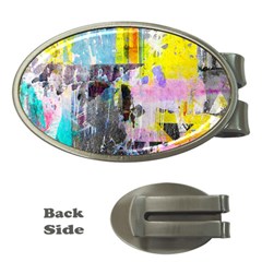 Graffiti Pop Money Clip (oval) by ArtistRoseanneJones