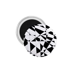 Shattered Life In Black & White 1 75  Button Magnet by StuffOrSomething
