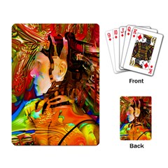 Robot Connection Playing Cards Single Design by icarusismartdesigns