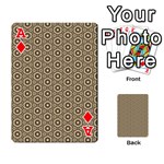 Cute Pretty Elegant Pattern Playing Cards 54 Designs  Front - DiamondA